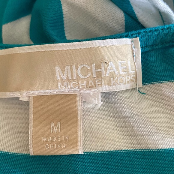 Michael Kors Cold Shoulder Top Poncho Tunic Top - Picture 5 of 5